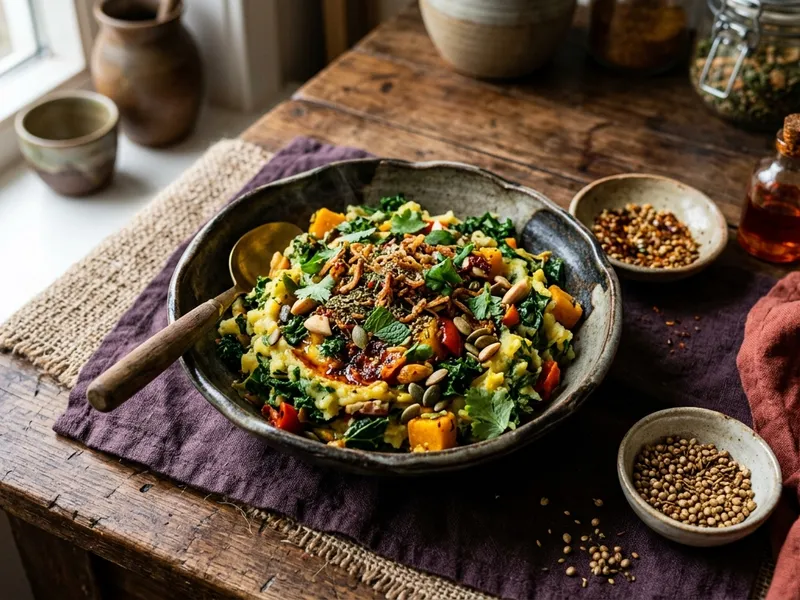 Kruidige Fusion Boerenkoolstamppot